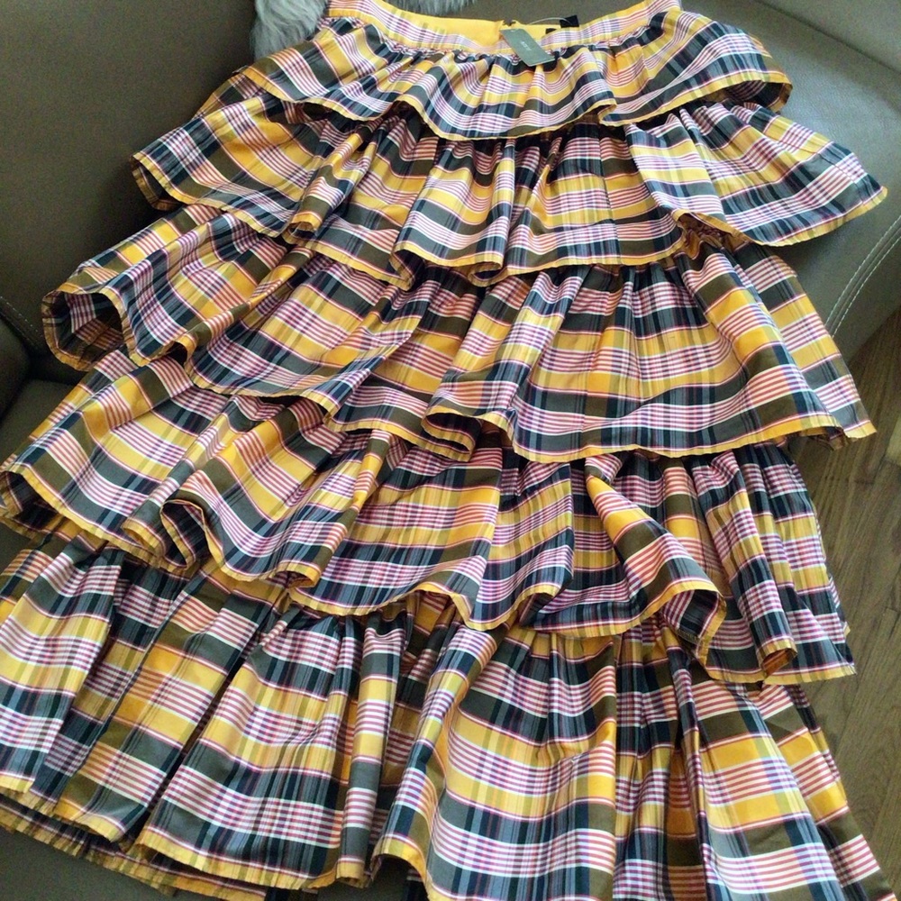 NWT Real Silk Limited Editions Ruffles Skirt - Picture 11 of 16